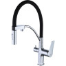 Комплект LEMARK смеситель LM3074C для кухни с гибким изливом + Фильтр BASIC для очистки воды LM3074C085