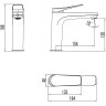 Смеситель для раковины LEMARK BRONX LM3737BL